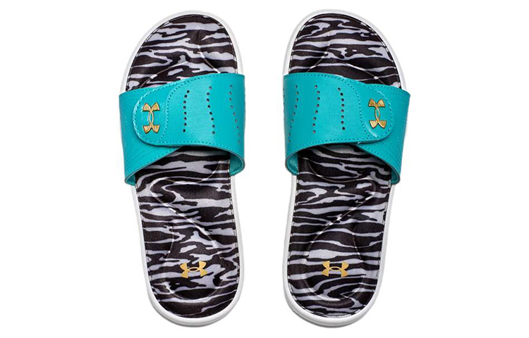 (W)  UA Ignite 6 Graphic Footbed Slide 'White Neptune' 圖 4