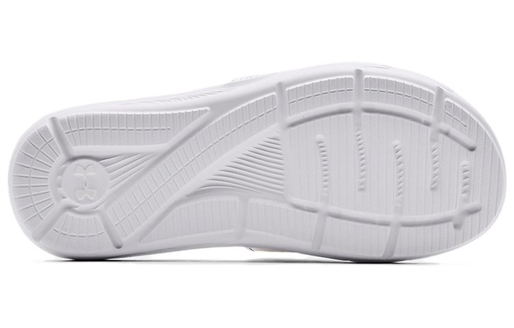 Purchase （女款）Under Armour Ignite 6 圖案足床拖鞋 '白色疾風紅' 3023767-108