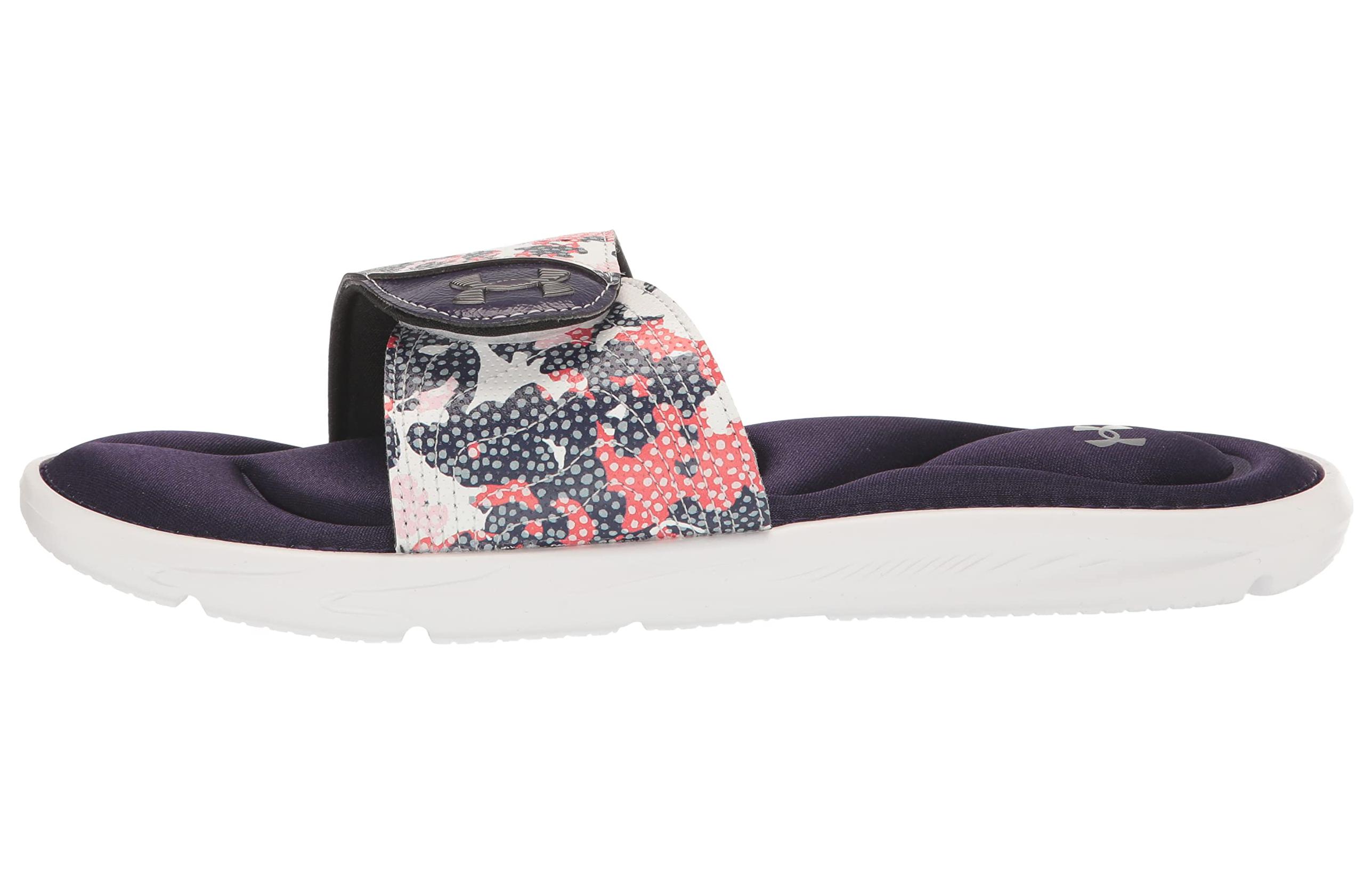 (Women)  Under Armour Ignite 6 Graphic Strap Slide 'Floral Camo'  3024453-501