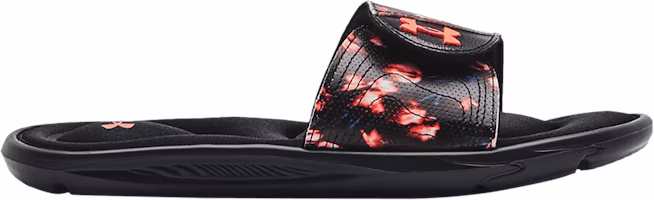 (Women) Under Armour Ignite 6 Graphic Strap Slide 'Black Afterglow' 3024453-006 (Women) Under Armour Ignite 6 Graphic Strap Slide 'Black Afterglow' 3024453-006