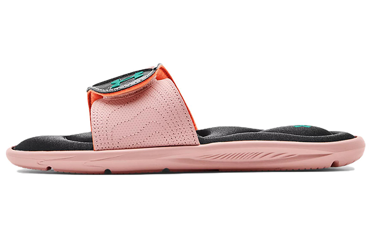 (W)  UA Ignite 6 Graphic Strap Slide 'Retro Pink'