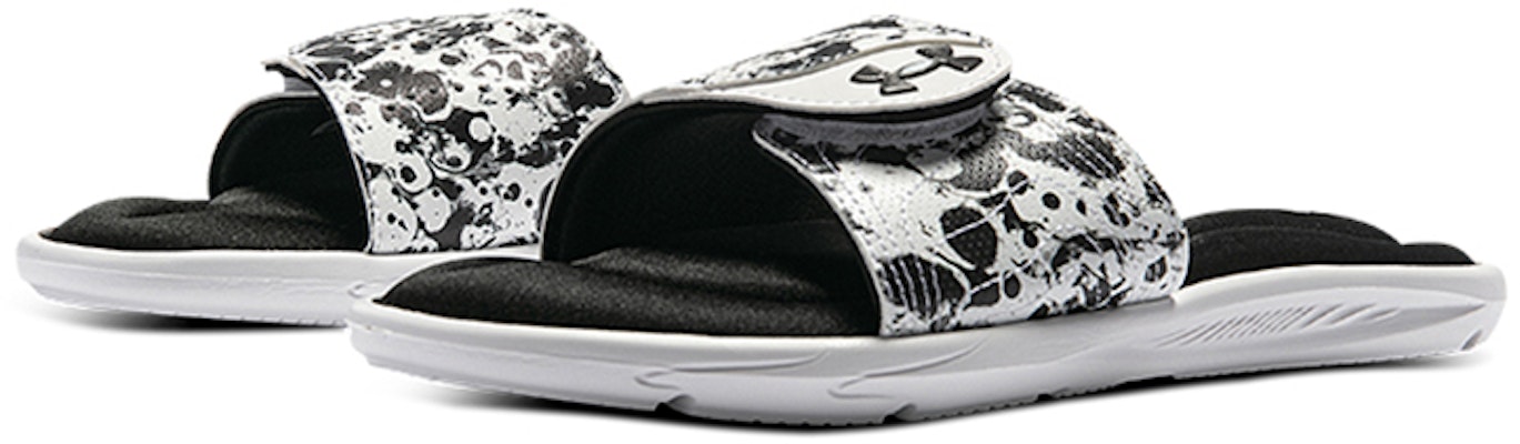 (Women) Under Armour Ignite 6 Graphic Strap Slide 'Black White' 3024453-002 Lookbook (Women) Under Armour Ignite 6 Graphic Strap Slide 'Black White' 3024453-002