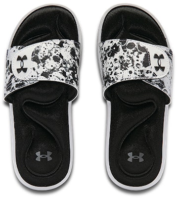 (Women) Under Armour Ignite 6 Graphic Strap Slide 'Black White' 3024453-002 Shop (Women) Under Armour Ignite 6 Graphic Strap Slide 'Black White' 3024453-002