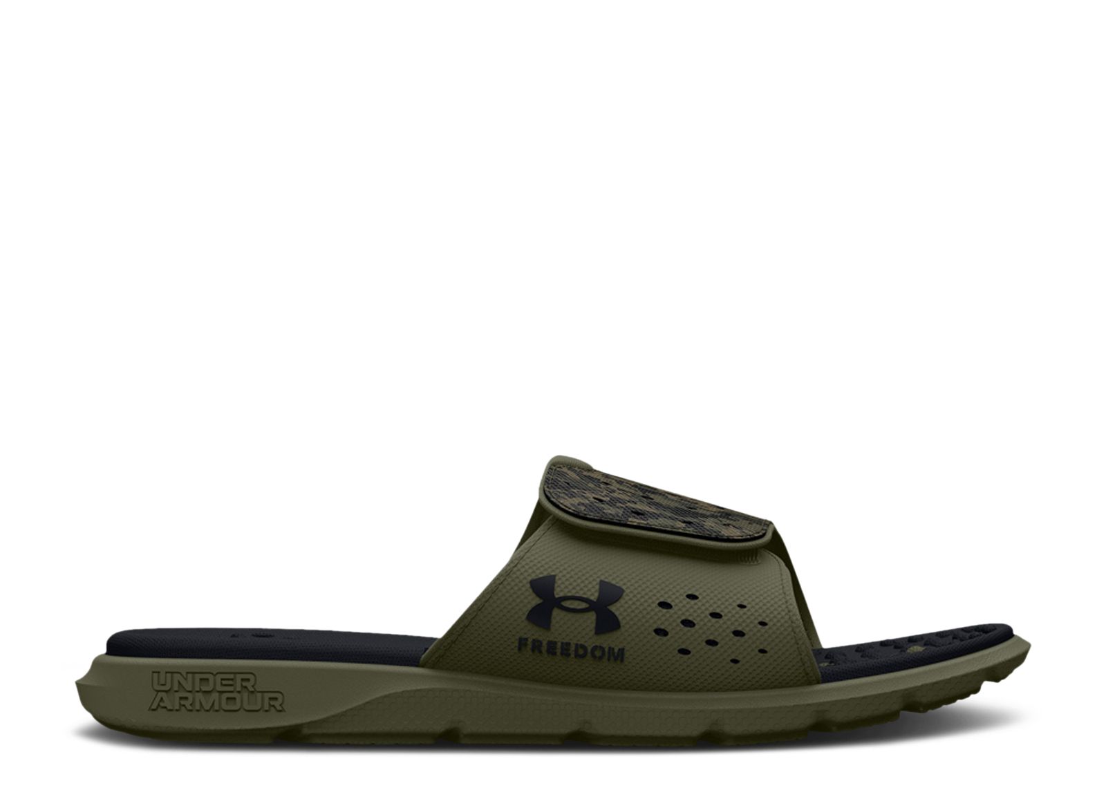 (Women) Under Armour Ignite 7 Freedom Slide 'Marine Green Camo' 3026153-300