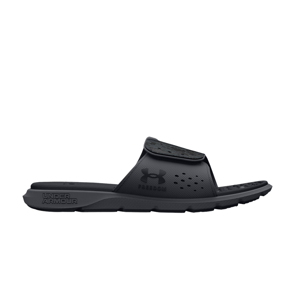 Buy （女款）Under Armour Ignite 7 Freedom 拖鞋「Pitch Grey Camo」3026153-101