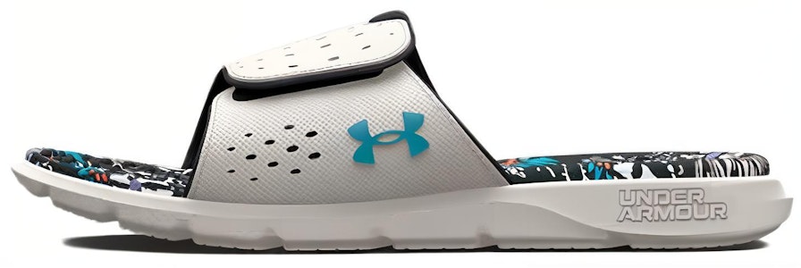 (W) UAイグナイトVII グラフィック フットベッド スライド (グレーミストフローラル) 3026029-100 Buy (W) UAイグナイトVII グラフィック フットベッド スライド (グレーミストフローラル) 3026029-100