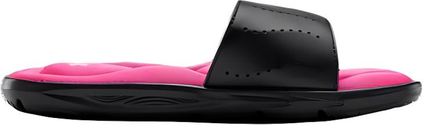 (W) Under Armour Ignite 9 Slide 'Hitam Pink Surge' 3022717-003 Order (W) Under Armour Ignite 9 Slide 'Hitam Pink Surge' 3022717-003