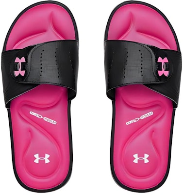 (W) Under Armour Ignite 9 Slide 'Hitam Pink Surge' 3022717-003 Shop (W) Under Armour Ignite 9 Slide 'Hitam Pink Surge' 3022717-003