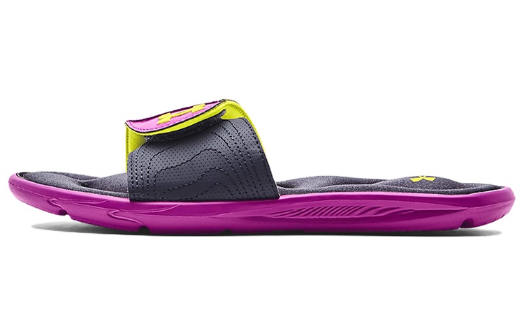 (Women) Under Armour Ignite 9 Slide 'Strobe Tempered Steel' 3022717-500