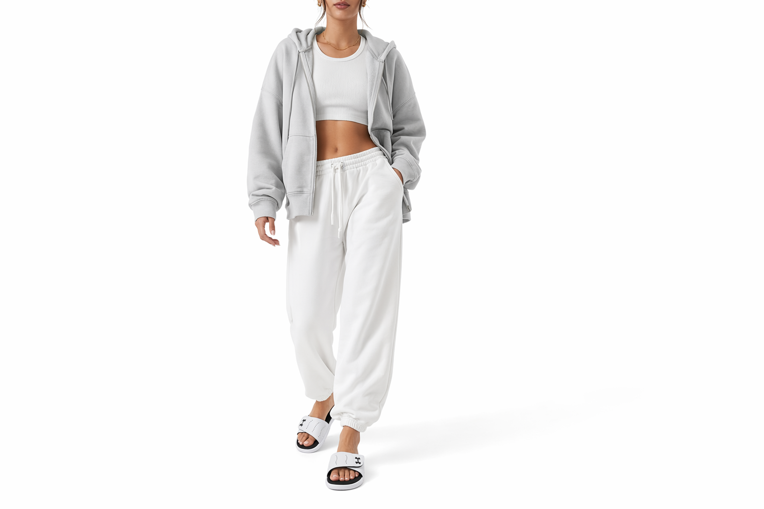 Order (W) Under Armour Ignite 9 Ciabatte ''Bianco'' 3022717-100
