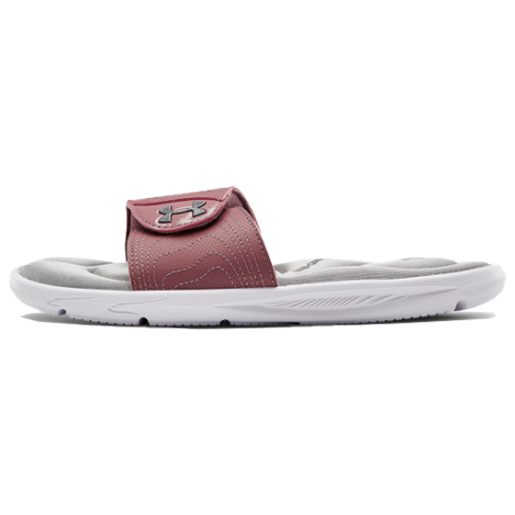 (Women) Under Armour Ignite 9 Slide 'White Hushed Pink' 3022717-102