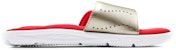 (W) Under Armour Ignite 9 Slide 'Putih Emas Pudar Metalik' 3022717-108