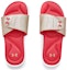 Shop (W) Under Armour Ignite 9 Slide 'Putih Emas Pudar Metalik' 3022717-108