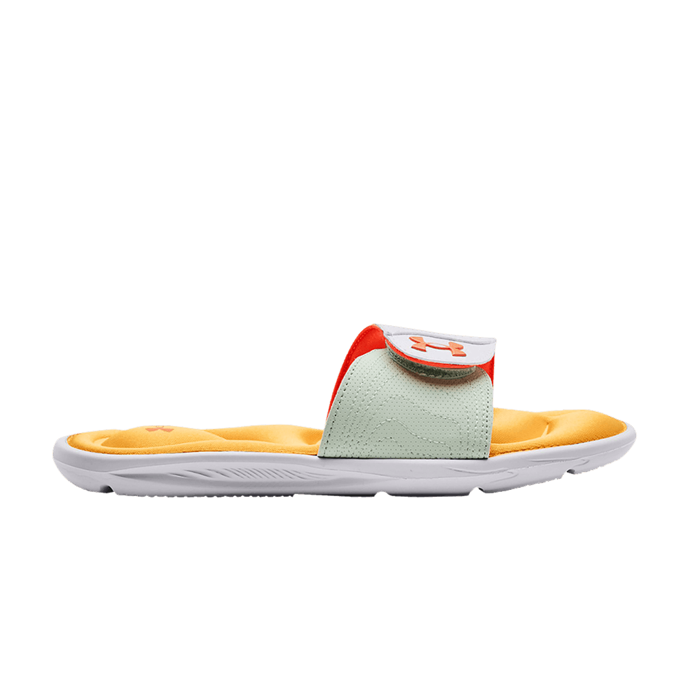 (W)  UA Ignite 9 Slide 'White Orange Ice'