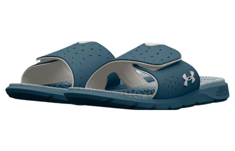 (W)  UA Ignite Pro Graphic Footbed Slide 'Static Blue' 圖 4