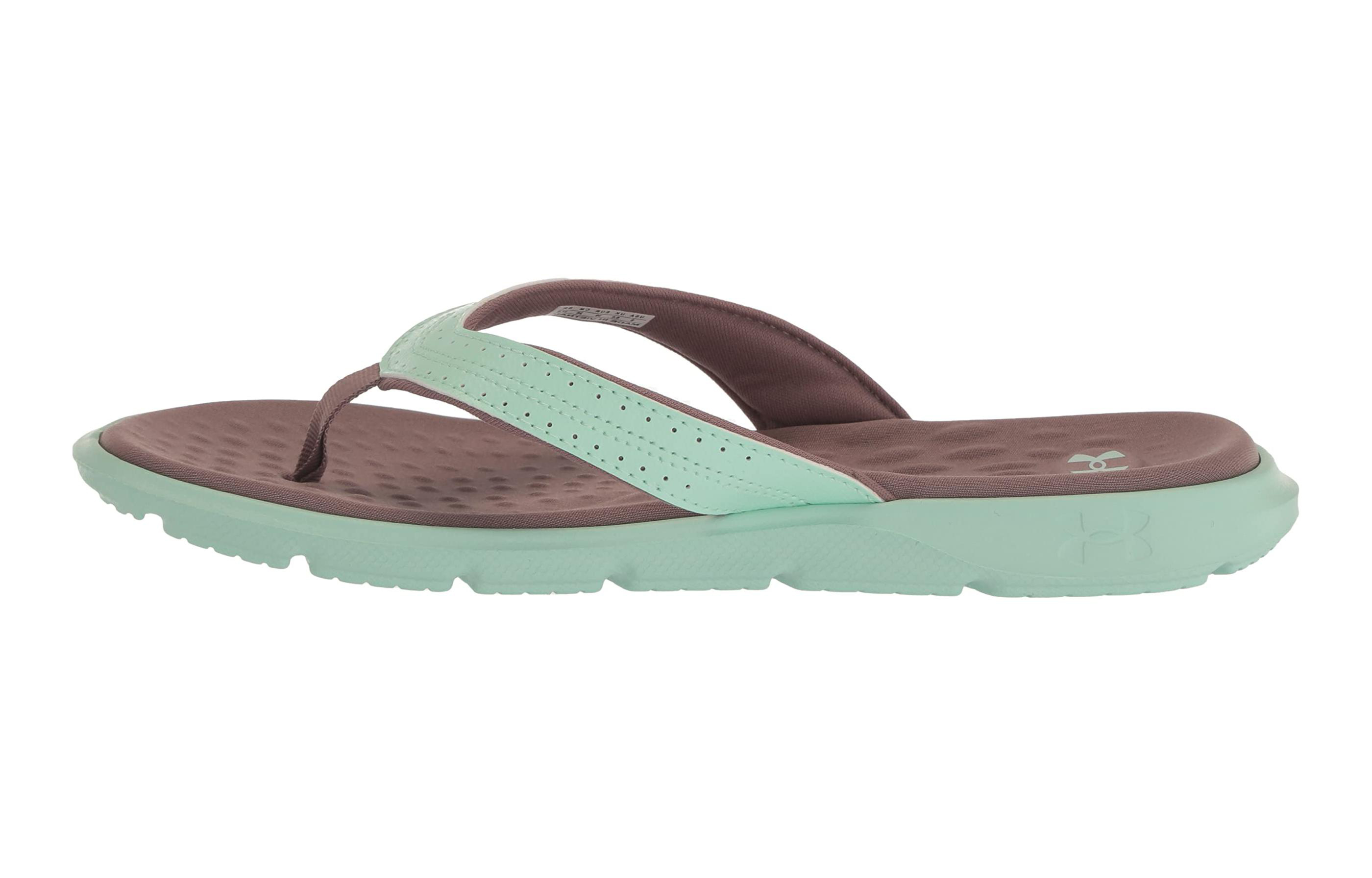 (Women) Under Armour Ignite Pro Marbella Sandal 'Aqua Foam Sugar Cane' 3026030-300