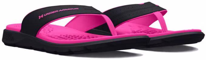 Lookbook (女款)Under Armour Ignite Pro Marbella 涼鞋「Black Rebel Pink」3026030-002
