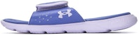 (W) Under Armour Ignite Pro Slide 'Baja Blue Nebula Purple' - Selipar Sukan Biru Ungu 3026027-400