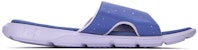 (W) Under Armour Ignite Pro Slide 'Baja Blue Nebula Purple' - Selipar Sukan Biru Ungu 3026027-400