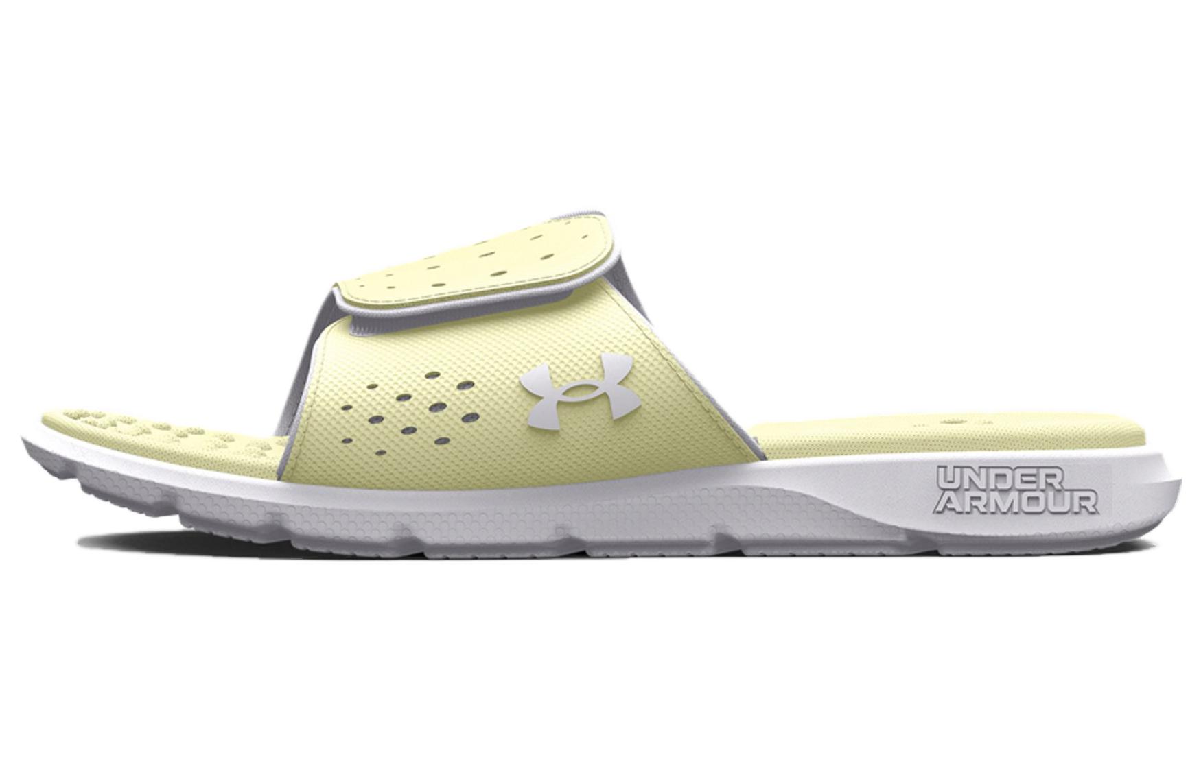 (Women) Under Armour Ignite Pro Slide 'Lemon Ice' 3026027-302