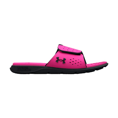 (W) UA Ignite Pro Slide 'Rebel Pink Black'