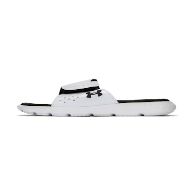 (W) UA Ignite Pro Slide 'White Black'