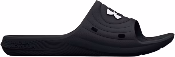 (Women) Under Armour Locker 4 Slide 'Black White' 3027013-001 (Women) Under Armour Locker 4 Slide 'Black White' 3027013-001