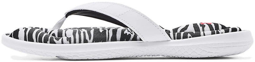 (Women) Under Armour Marbella 7 Graphic FB Sandal 'Black White' 3023770-002 (Women) Under Armour Marbella 7 Graphic FB Sandal 'Black White' 3023770-002