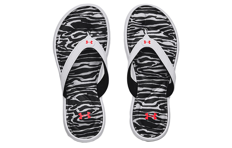 Shop (W) Under Armour Marbella 7 Graphic FB Sandalo ''Nero Bianco'' 3023770-002