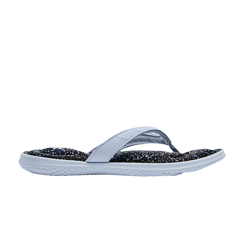 (Women)  Under Armour Marbella 7 Graphic Footbed Slide 'Oxford Blue'  3023770-402