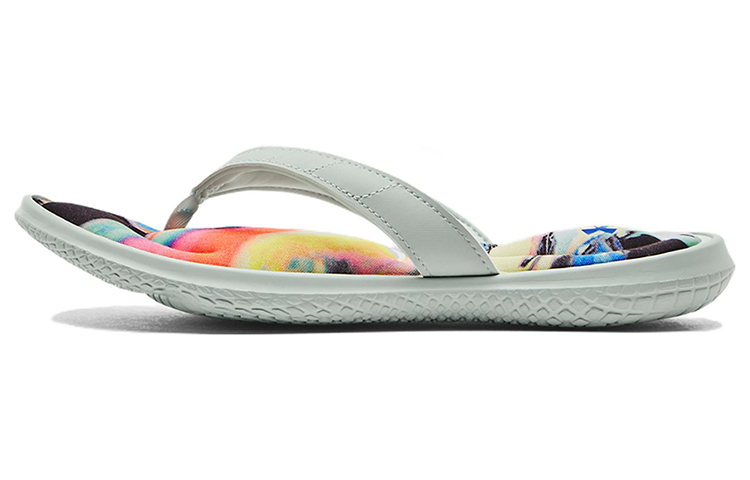 (Women)  Under Armour Marbella 7 Graphic Footbed Slide 'Illusion Green'  3023770-302
