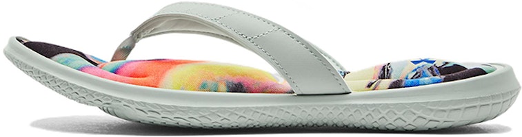 (Women) Under Armour Marbella 7 Graphic Footbed Slide 'Illusion Green' 3023770-302 (Women) Under Armour Marbella 7 Graphic Footbed Slide 'Illusion Green' 3023770-302