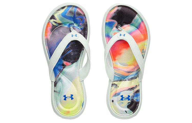 Shop (W) Under Armour Marbella 7 Sandales Graphiques ''Vert Illusion'' 3023770-302