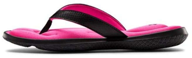 (Women) Under Armour Marbella 7 Sandal 'Black Pink Surge' 3022723-002 (Women) Under Armour Marbella 7 Sandal 'Black Pink Surge' 3022723-002