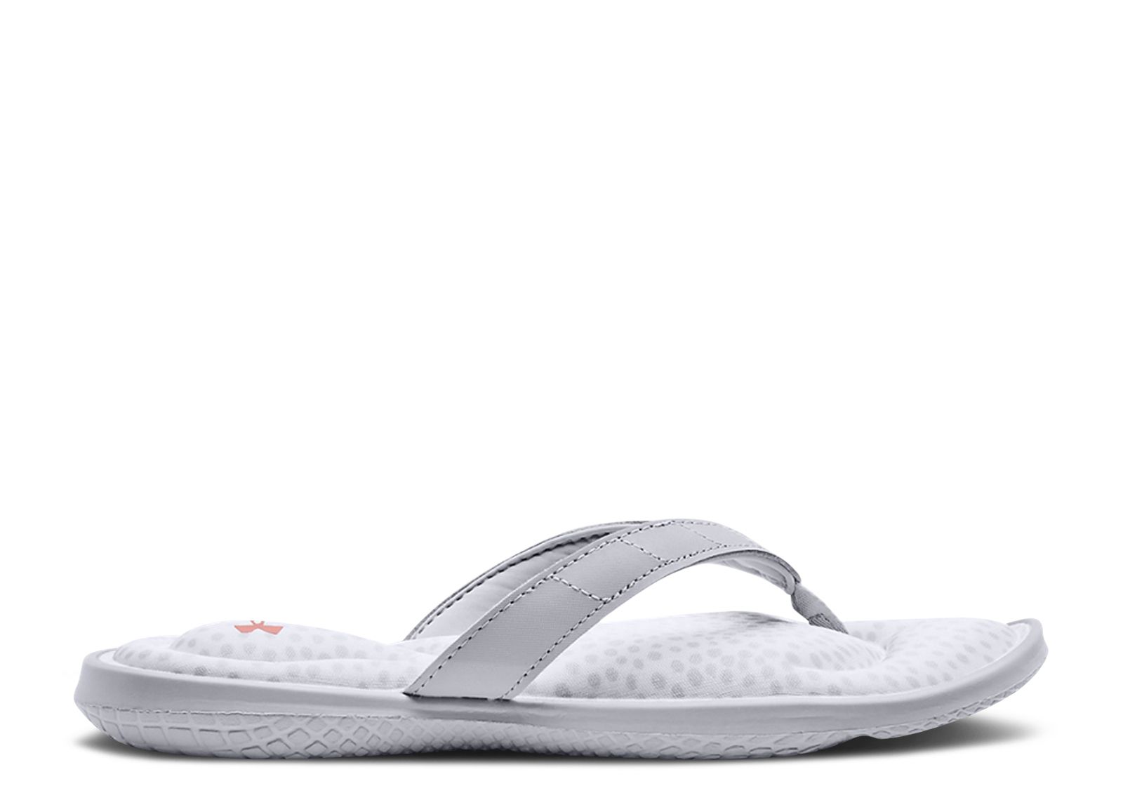 (Women)  Under Armour Marbella 7 Slide 'White Mod Grey'  3023770-104