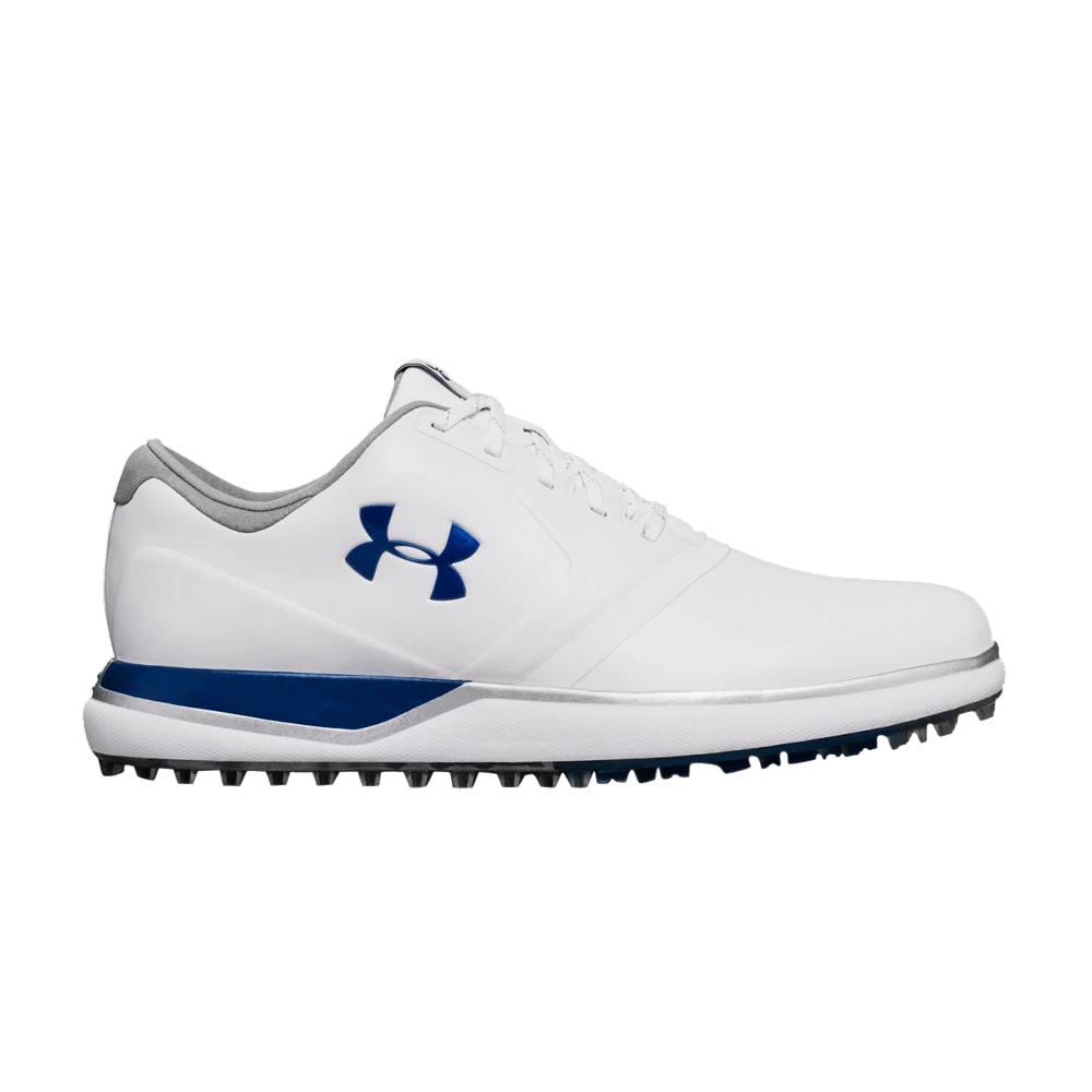 (Women)  Under Armour Performance Spikeless 'White Morrocan Blue'  1297176-141