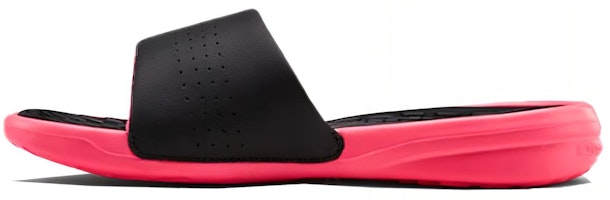 (Women)  Under Armour Playmaker Fixed Strap Slide 'Black Pink'  3000063-001 (Women)  Under Armour Playmaker Fixed Strap Slide 'Black Pink'  3000063-001