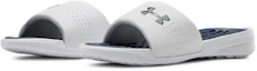 Lookbook (W) Under Armour Playmaker Fixed Strap Slipper ''Wit Blauw'' 3000063-103
