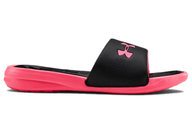 Lookbook (Women)  Under Armour Playmaker Fixed Strap Slide 'Black Pink'  3000063-001