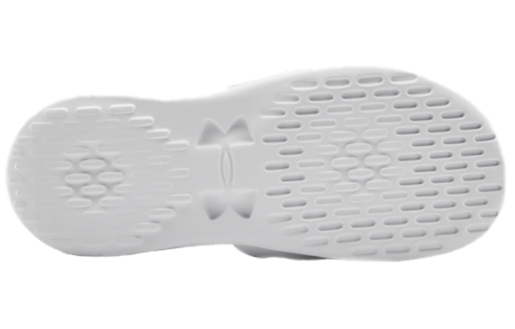 Purchase (W) Under Armour Playmaker Fixed Strap Slipper ''Wit Blauw'' 3000063-103