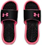 Purchase (Women) Under Armour Playmaker Fixed Strap Slide 'Black Pink' 3000063-001