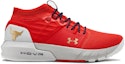 Order (W) Under Armour Project Rock 2 'Blood Orange' Lelaki Wanita Kasut Sukan 3022398-604