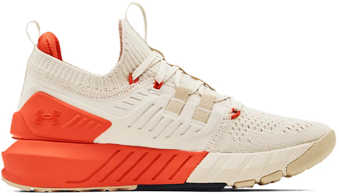 (W) Under Armour Project Rock 3 ''Wit Summit Oranje Rogue'' 3023005-111 Order (W) Under Armour Project Rock 3 ''Wit Summit Oranje Rogue'' 3023005-111