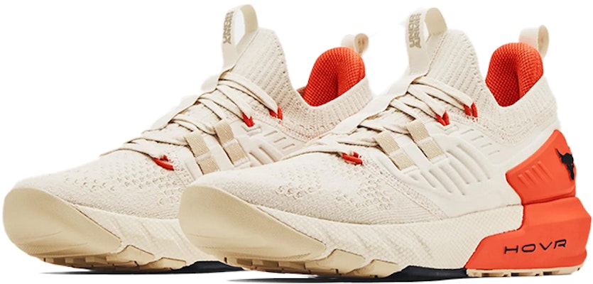 (Women) Under Armour Project Rock 3 'Summit White Rogue Orange' 3023005-111 Lookbook (Women) Under Armour Project Rock 3 'Summit White Rogue Orange' 3023005-111