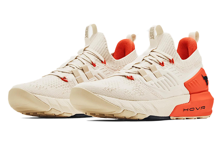 Lookbook (W) Under Armour Project Rock 3 ''Wit Summit Oranje Rogue'' 3023005-111