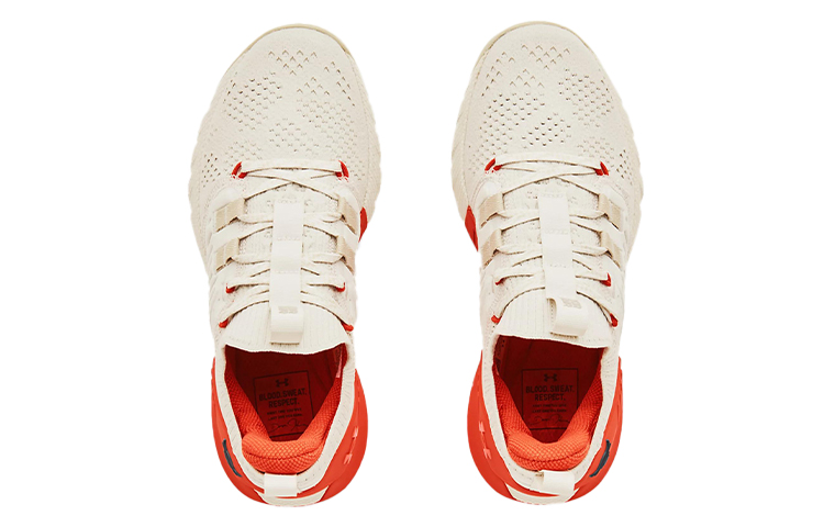 Shop (W) Under Armour Project Rock 3 ''Wit Summit Oranje Rogue'' 3023005-111