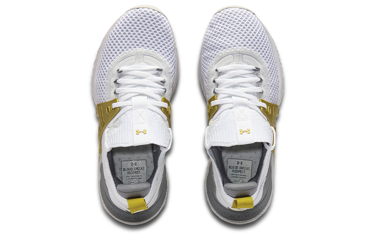 Lookbook （女款）Under Armour Project Rock 4“白色金屬” 3023696-104