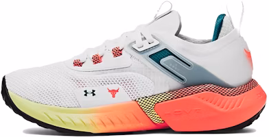 (Women) Under Armour Project Rock 5 'White After Burn' 3025436-102 (Women) Under Armour Project Rock 5 'White After Burn' 3025436-102