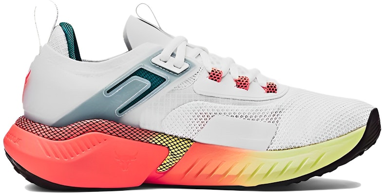 (Women) Under Armour Project Rock 5 'White After Burn' 3025436-102 Order (Women) Under Armour Project Rock 5 'White After Burn' 3025436-102