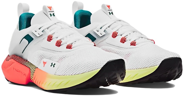 (Women) Under Armour Project Rock 5 'White After Burn' 3025436-102 Lookbook (Women) Under Armour Project Rock 5 'White After Burn' 3025436-102